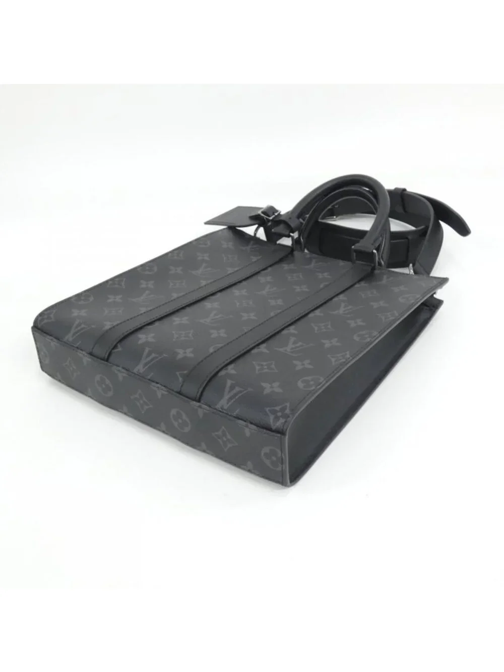 Louis Vuitton Monogram Eclipse Sac Plat Cross